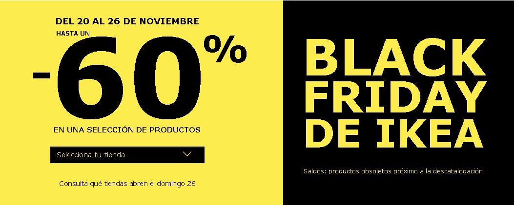 Catálogo IKEA Black Friday 20 Noviembre al 26 Noviembre 2017